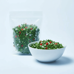 Mix espinaca por kilo ( espinaca, cebolla y morrón rojo congelados)