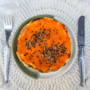 Tarta Congelada de Calabaza, Queso y Cebolla