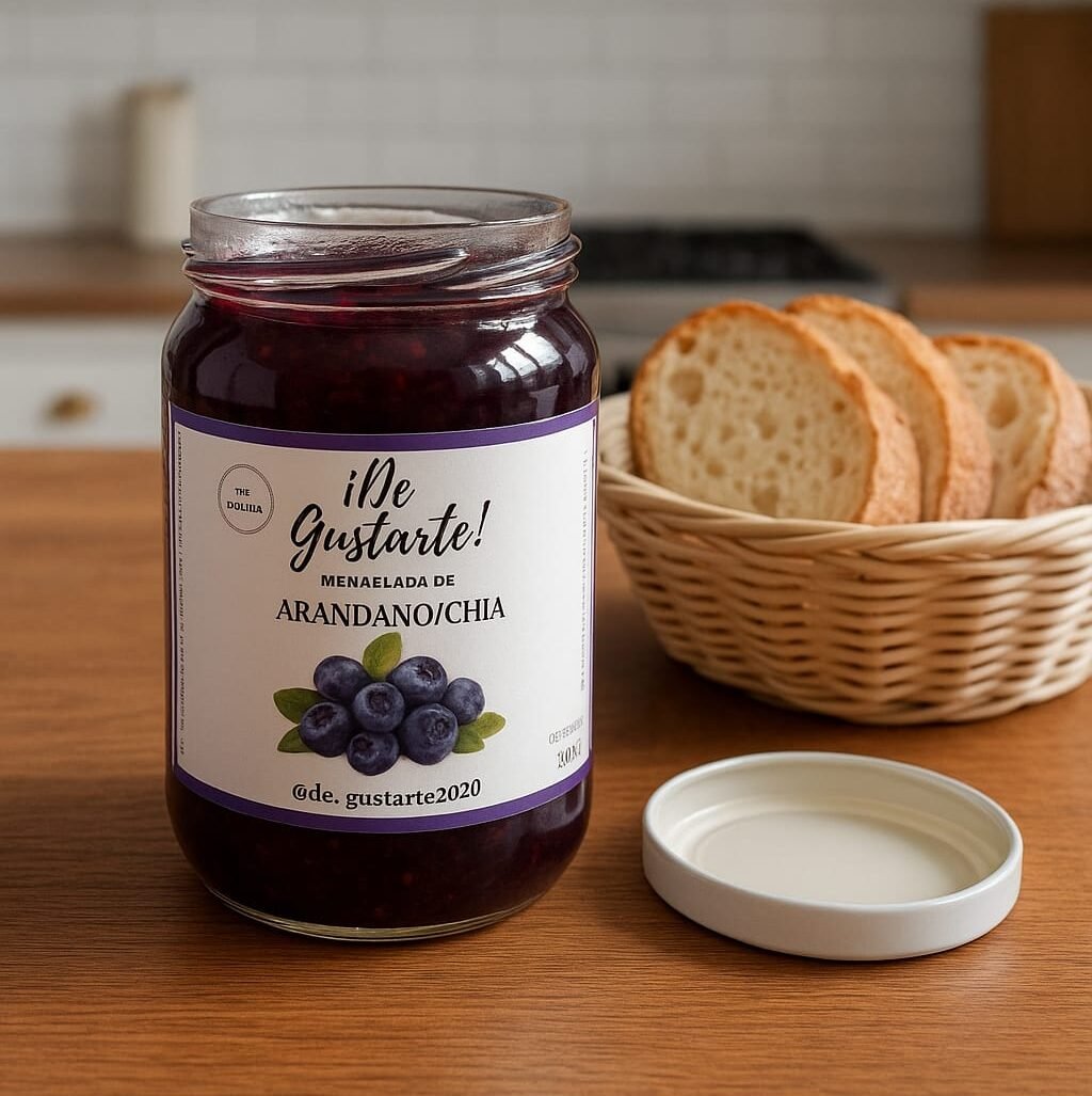 Mermelada de Arándano con Chía Sin Azúcar
